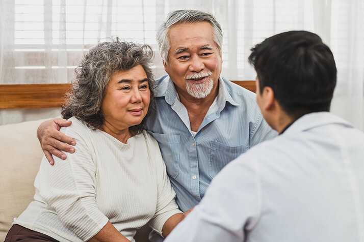 Doctor Talking to Patients